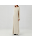 Simple and loose long-sleeved knit dress