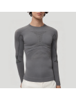 Crew neck slim fit comfortable men's thermal top