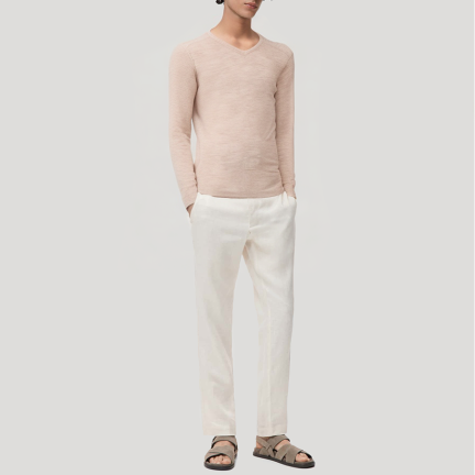 High-quality V-neck men's thermal top