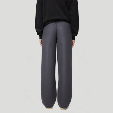 Blue fashion men's fleece-lined trousers