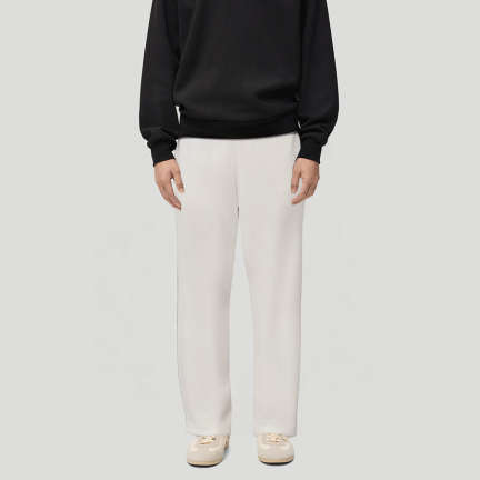 High-quality loose-fitting men's fleece-lined trousers