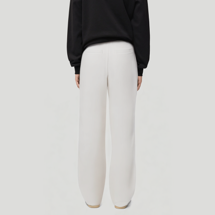 High-quality loose-fitting men's fleece-lined trousers