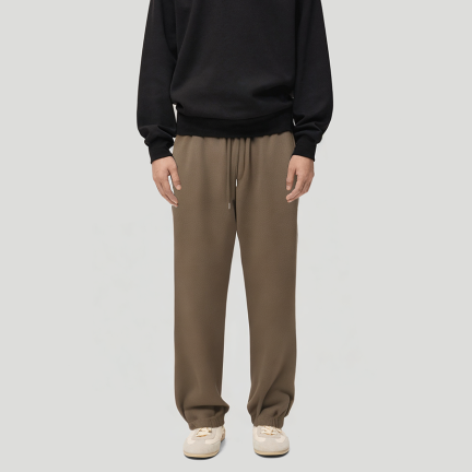 Thickened fleece-lined men's trousers for winter