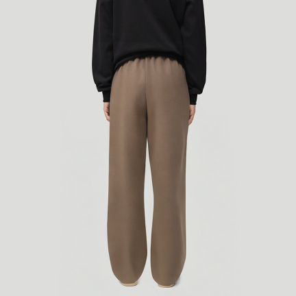 Thickened fleece-lined men's trousers for winter