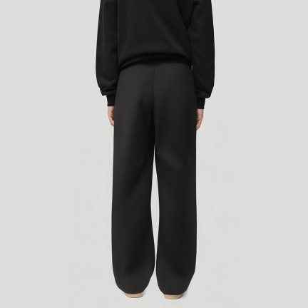 Outdoor windproof fleece-lined men's long pants