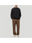 Winter loose-fitting fleece-lined men's trousers