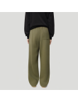 Casual mid-rise men's fleece-lined trousers