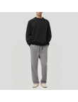 High-quality warm men's fleece-lined trousers