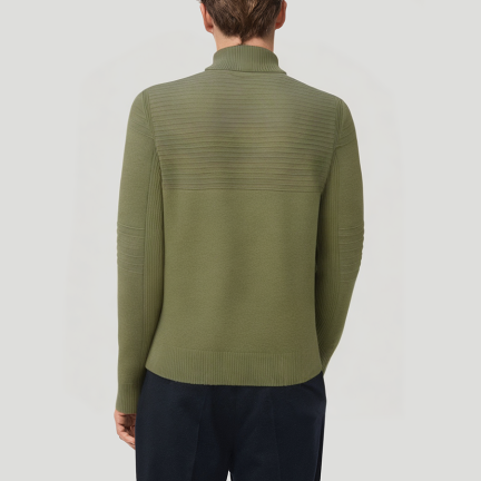 Warm cashmere turtleneck sweater for men