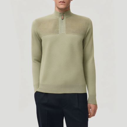 Winter casual men's turtleneck sweater