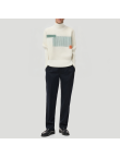 Stylish loose-fitting men's turtleneck sweater