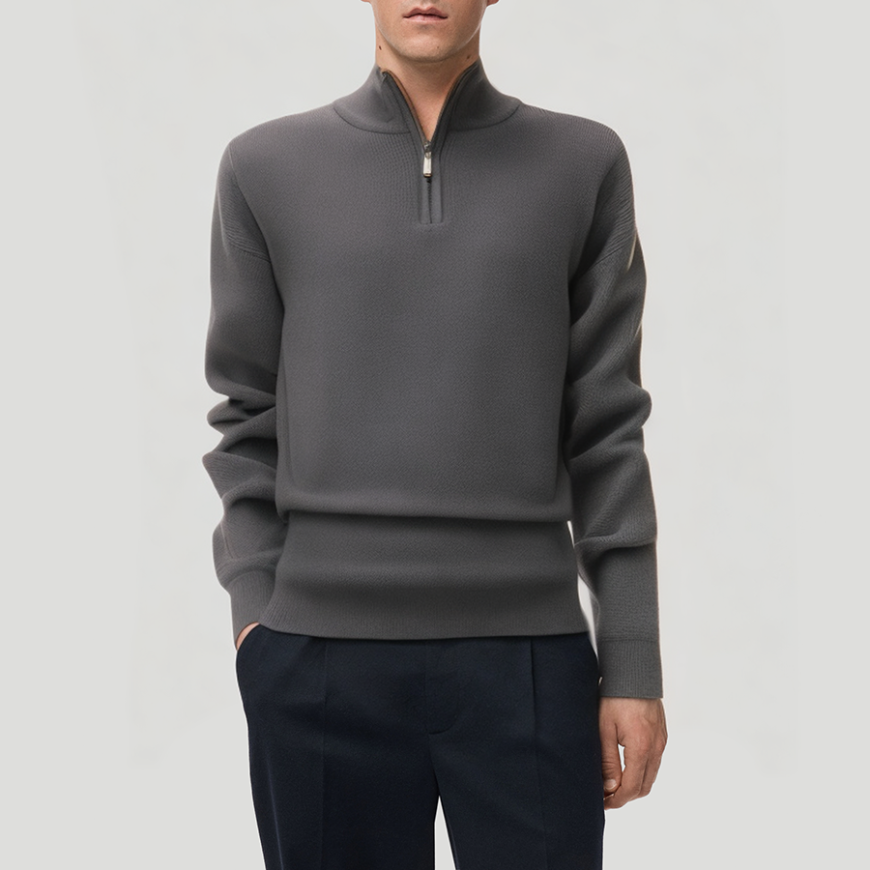 Comfortable and warm men's turtleneck sweater