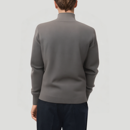 Comfortable and warm men's turtleneck sweater