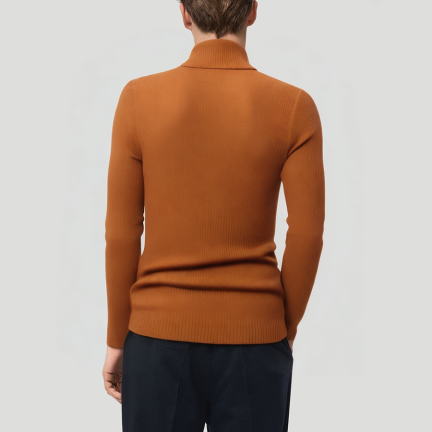 Autumn slim-fit men's turtleneck sweater