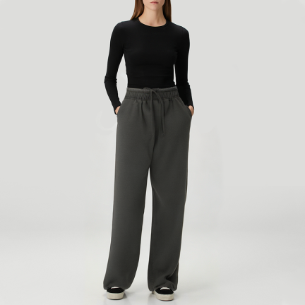 Women's winter warm and thick fleece-lined trousers