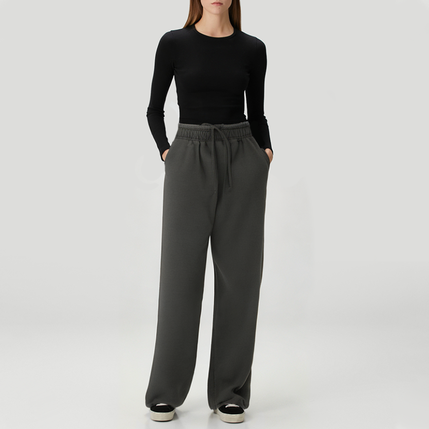 Women's winter warm and thick fleece-lined trousers