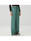 Casual thickened fleece-lined women's trousers