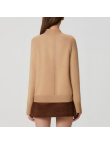 Classic cashmere turtleneck sweater for women