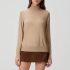 Warm women's lace turtleneck sweater