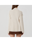 Soft and warm women's turtleneck sweater