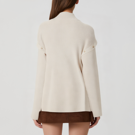 Soft and warm women's turtleneck sweater