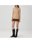High-quality loose-fitting thick women's turtleneck sweater
