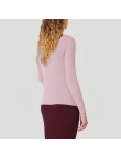 Stand collar women's long-sleeved thermal top