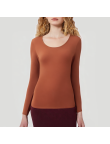 High-quality women's long-sleeved thermal top