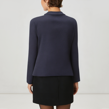 High-end small lapel women's wool jacket
