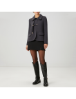 High-end small lapel women's wool jacket