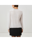 Elegant and chic button-down women's wool jacket