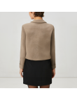 Casual soft collar women's wool jacket