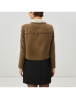 Simple and versatile thick women's wool jacket