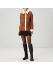High-quality lapel women's wool jacket