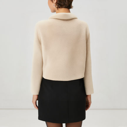 Elegant and comfortable women's wool jacket