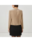 Luxury single-breasted women's wool jacket
